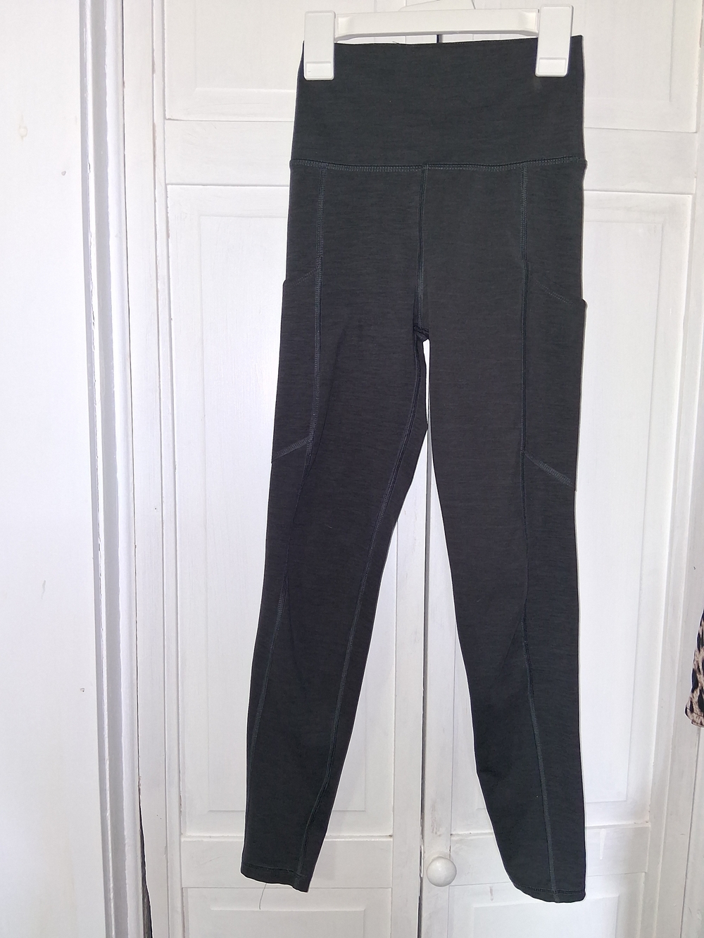 American Eagle Outfitters Dark Gray High-Waisted Leggings